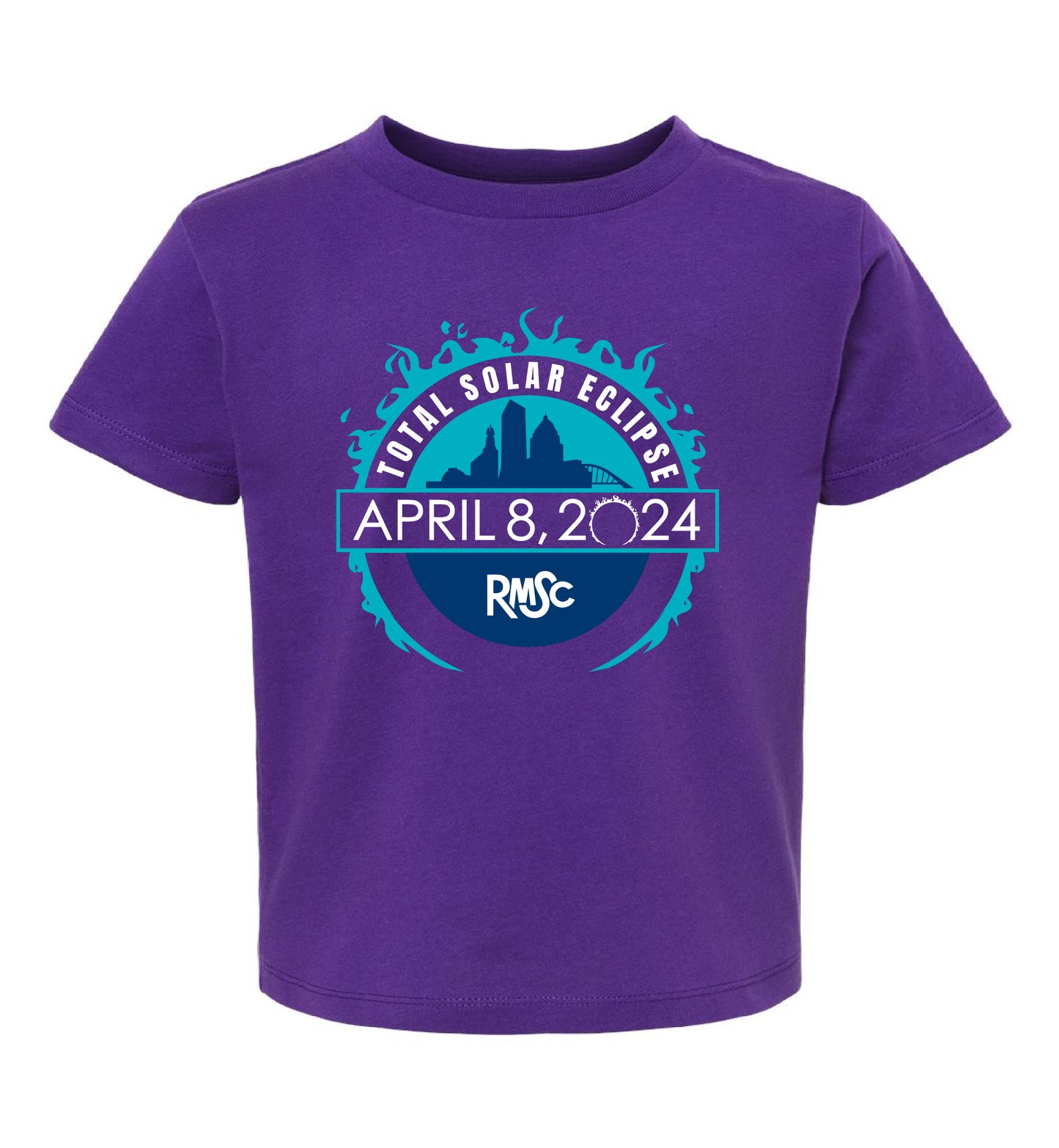 Toddler Purple Total Solar Eclipse T-Shirt