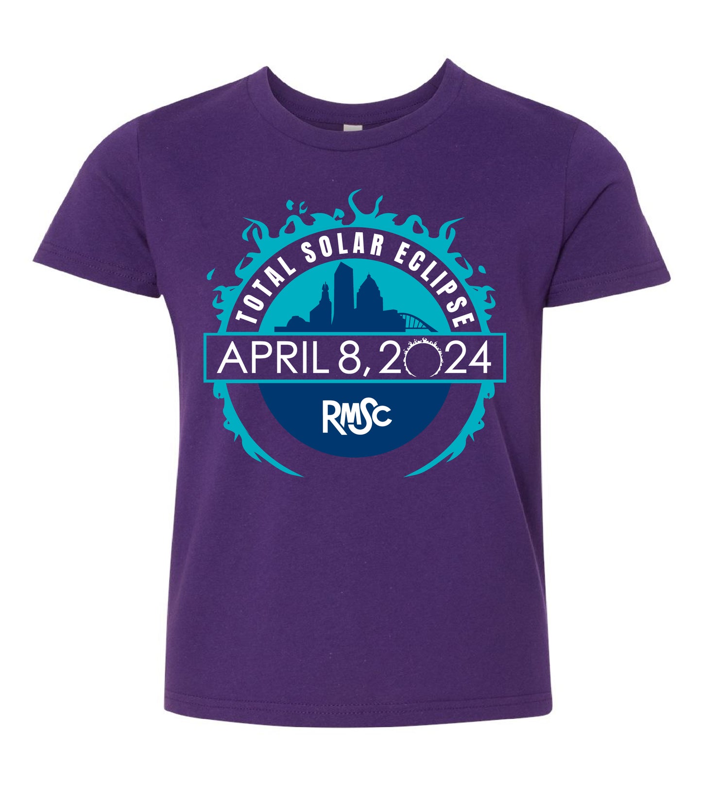 Youth Purple Total Solar Eclipse T-Shirt